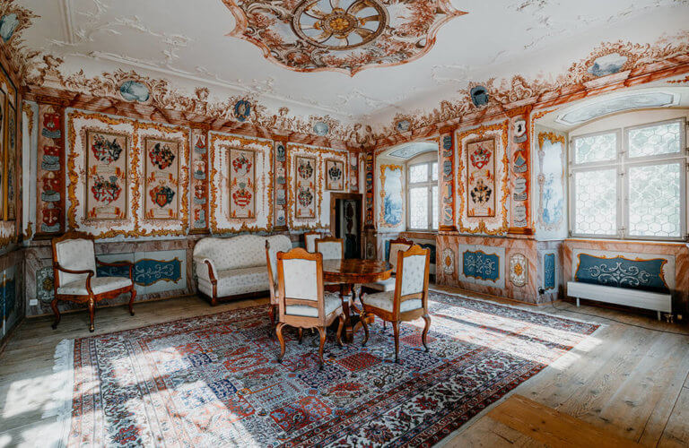 Historische barocke Räume im Kloster Fischingen